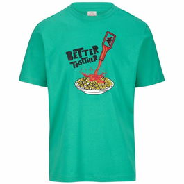 T-shirt à manches courtes homme Kappa Glesto Tbar Bleu 7-9 Ans
