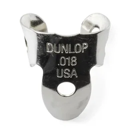Dunlop Médiators de doigt Nickel Silver Mini .018 de 20 unités