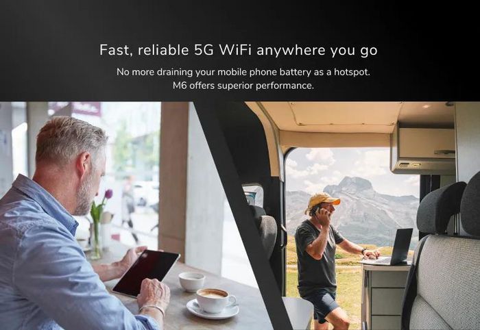 Netgear Nighthawk M6 MR6150-100EUS Routeur Hotspot Mobile 5G WiFi 6 Noir Netgear Nighthawk M6 MR6150-100EUS Routeur Hotspot Mobile 5G WiFi 6 Noir