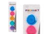 Pincello Lot de 5 Aimants Magnétiques Pastel 4 x 6.5 x 0.5 cm Plastique Métal Multicolore (Set de 36)