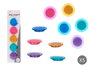Pincello Lot de 5 Aimants Magnétiques Pastel 4 x 6.5 x 0.5 cm Plastique Métal Multicolore (Set de 36)