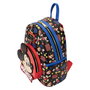 Loungefly Sac à dos Disney Mickey and Friends Classique - Taille 26 cm - Vegan Cuir - Compartiment principal, poche frontale et bretelles réglables
