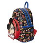 Loungefly Sac à dos Disney Mickey and Friends Classique - Taille 26 cm - Vegan Cuir - Compartiment principal, poche frontale et bretelles réglables