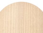 Giftdecor Table d'appoint Acier Plateau Bois Blanc 39x38 cm (Set de 6)