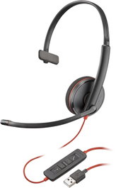 Poly Blackwire 3210 Micro-casque monaural USB-A Black