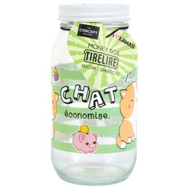 The Concept Factory Tarro en verre Kawaii - Modèles assortis