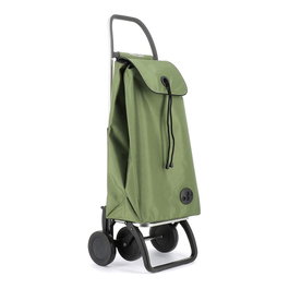 Rolser i-max MF 4 Chariot de courses kaki 43L pliable 4 roues 25 kg