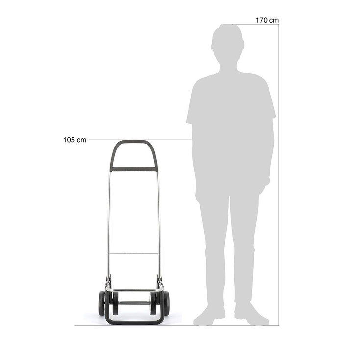 Rolser i-max MF 4 Chariot de courses kaki 43L pliable 4 roues 25 kg Rolser i-max MF 4 Chariot de courses kaki 43L pliable 4 roues 25 kg