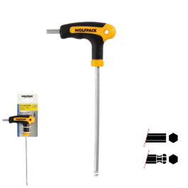 WOLFPACK LINEA PROFESIONAL Clé Allen avec extrémité sphérique 6,0 mm et manche en T