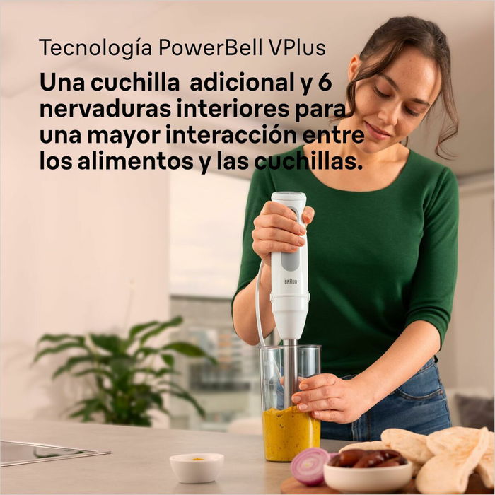 Mixeur plongeant Braun MultiQuick 5 MQ 50001 M 1000 W Blanc Mixeur plongeant Braun MultiQuick 5 MQ 50001 M 1000 W Blanc