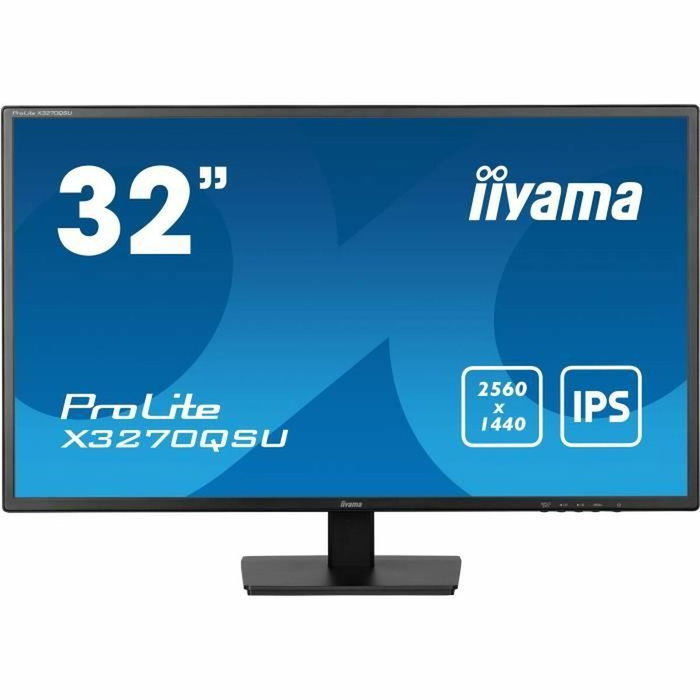 Iiyama ProLite X3270QSU-B1 32'' WQHD IPS 100Hz Noir Iiyama ProLite X3270QSU-B1 32'' WQHD IPS 100Hz Noir