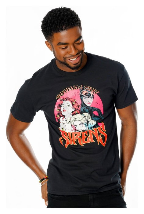 Gotham City Sirens T-Shirt Vintage Poster (XXL)