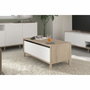 Parisot Table basse relevable MORPHOS Blanc et Chêne