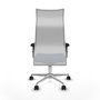 Piqueras y Crespo Chaise de Bureau Albacete Bleu marine et Blanc