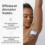 Braun SE7-011 Épilateur Électrique Femme Visage & Corps - 2 Modes, 40 Min Autonomie, Étanche - Blanc - Pour 1 Mois de Peau Douce