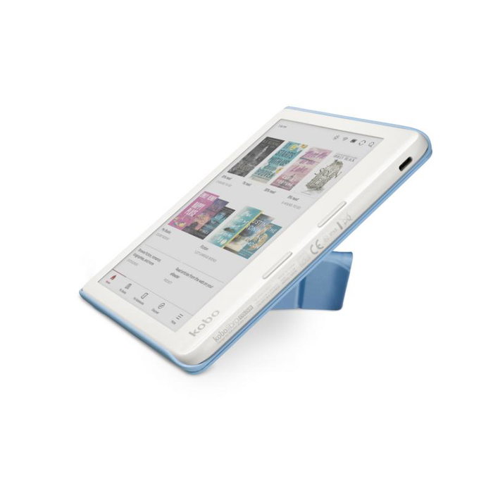 Kobo N428-AC-BL-E-PU SleepCover Libra Flip-Hülle pour eBook Reader Dusk Blue pour Kobo Libra Colour