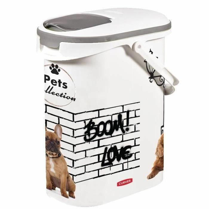 Curver Conteneur à croquettes Pets Collection 10L Blanc Curver Conteneur à croquettes Pets Collection 10L Blanc