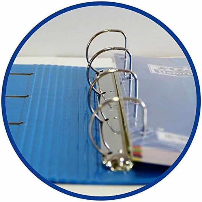 Reliure à anneaux Oxford EUROPEANBINDER Multicouleur A4+ (10 Unités)