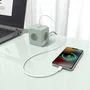Link2Home Cube multiprise vert avec 4 prises secteur et 2 ports USB