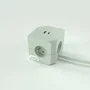 Link2Home Cube multiprise vert avec 4 prises secteur et 2 ports USB