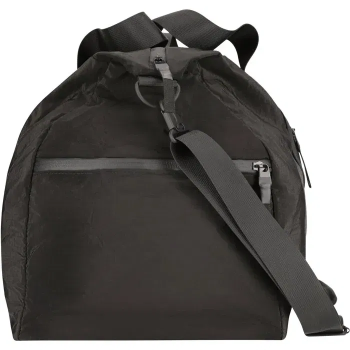 Virtus Sac de Sport Vinston en Polyamide Ripstop Noir, Poches à Fermeture Éclair, Sangle Crossbody et Poignée Double Virtus Sac de Sport Vinston en Polyamide Ripstop Noir, Poches à Fermeture Éclair, Sangle Crossbody et Poignée Double