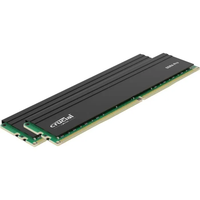 Crucial Mémoire RAM Crucial Pro CP2K32G4DFRA32A 64 Go (2x32 Go) DDR4 3200 MHz CL22