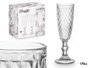 Vivalto Copa Cava Diamante Transparente 170 ml en Verre 7 x 20 x 7 cm (Set de 24)