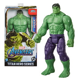 Hasbro Figurine Titan Hero Deluxe Hulk 30 cm Avengers articulée - Jeu de rôle - Enfants 4 ans et plus