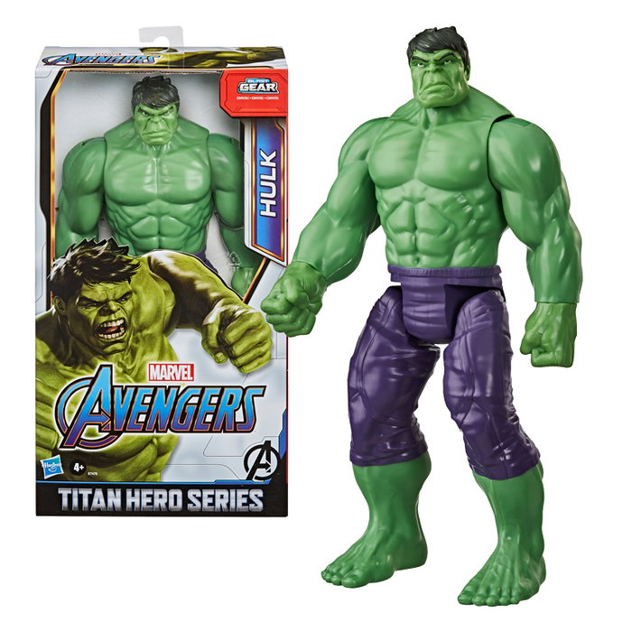Hasbro Figurine Titan Hero Deluxe Hulk 30 cm Avengers articulée - Jeu de rôle - Enfants 4 ans et plus Hasbro Figurine Titan Hero Deluxe Hulk 30 cm Avengers articulée - Jeu de rôle - Enfants 4 ans et plus
