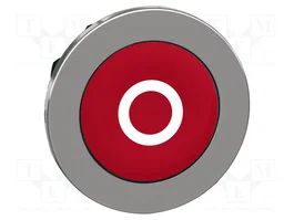 SCHNEIDER ELECTRIC Bouton-poussoir Harmony XB4 Rouge 30mm avec symbole O