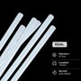 Hantums Sac de 6 Bâtonnets de Silicone Transparente Ø7
