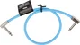 Ernie Ball Cable Flex Patch 18 cm Bleu pour pédalier