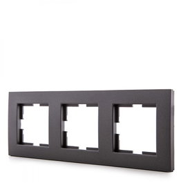 Panasonic Cadre Novella 3 Éléments Horizontal/Verticale Fumé