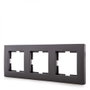 Panasonic Cadre Novella 3 Éléments Horizontal/Verticale Fumé