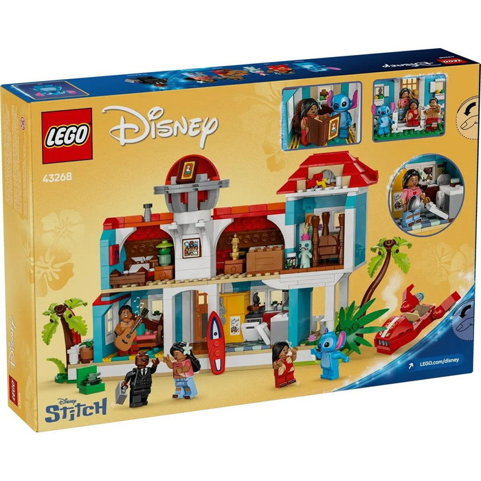 LEGO Disney La Maison sur la plage de Lilo et Stitch, 834 pièces