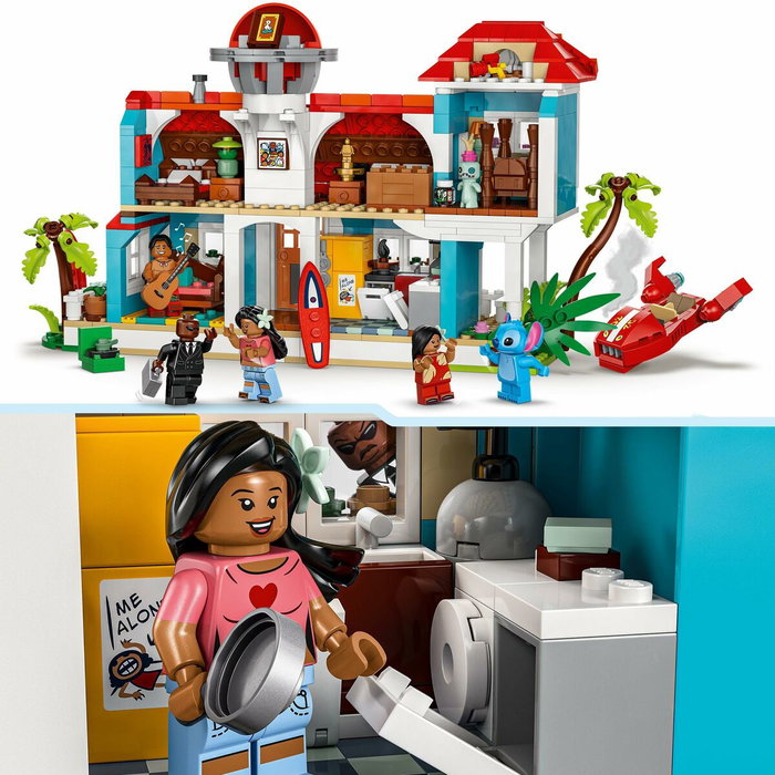 LEGO Disney La Maison sur la plage de Lilo et Stitch, 834 pièces