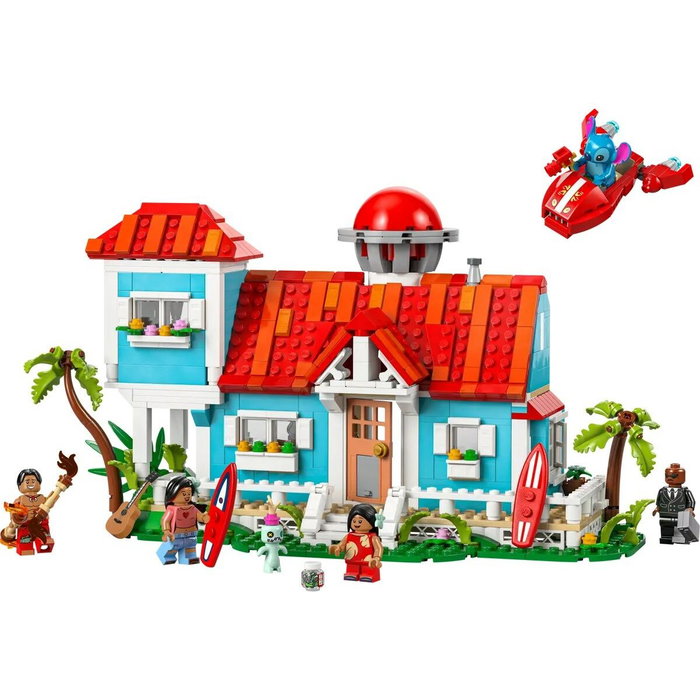 LEGO Disney La Maison sur la plage de Lilo et Stitch, 834 pièces