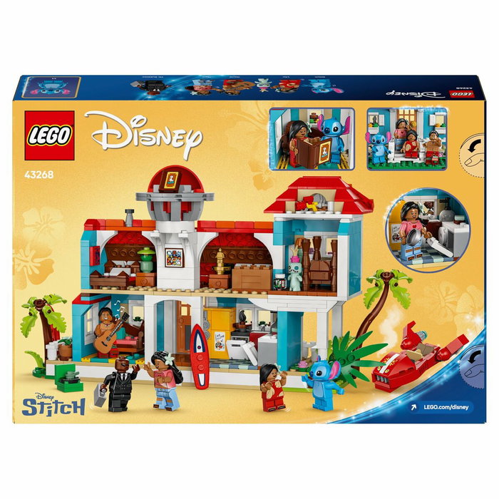 LEGO Disney La Maison sur la plage de Lilo et Stitch, 834 pièces