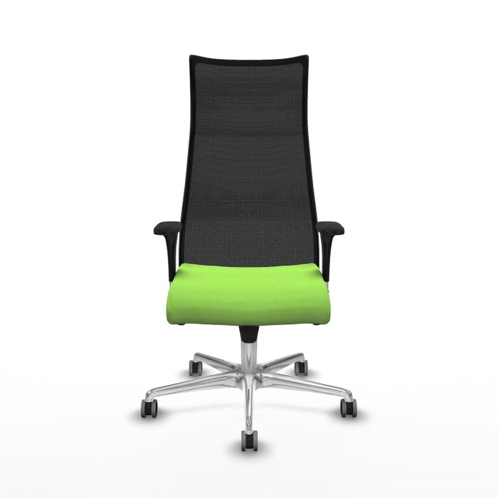 Piqueras y Crespo Chaise de Bureau Albacete Pistache et Noir
