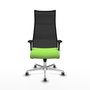 Piqueras y Crespo Chaise de Bureau Albacete Pistache et Noir