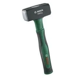Bosch Marteau masse 1000 g - Acier carbone dur, tete symétrique, manche SoftGrip, réduction des vibrations pour bricolage