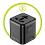 Mobile Origin PW30 Adaptateur de voyage universel EU/UK/US/AUS, noir