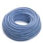 Câble électrique textile rond 2x0,75 x 1M Verde