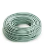 Câble électrique textile rond 2x0,75 x 1M Verde