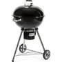 Fieldmann FZG 1016 Barbecue au charbon de bois - 57 cm avec grille chromée 53 cm, thermomètre et couvercle