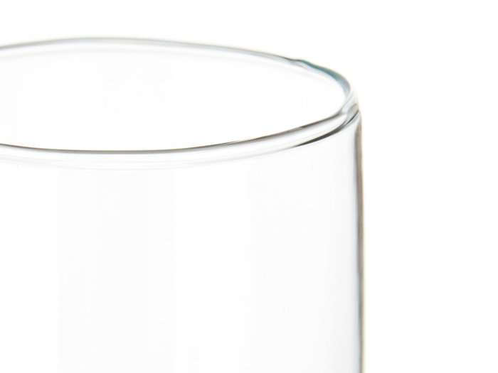 GIFTDECOR Vase Cylindrique en Verre Transparent 10cm x 40cm