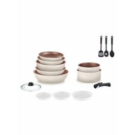 Arthur Martin Batterie de cuisine 18 pièces crème