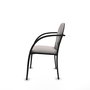 Piqueras Y Crespo Chaise Hellín Blanche avec Accoudoirs Fixes