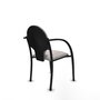 Piqueras Y Crespo Chaise Hellín Blanche avec Accoudoirs Fixes