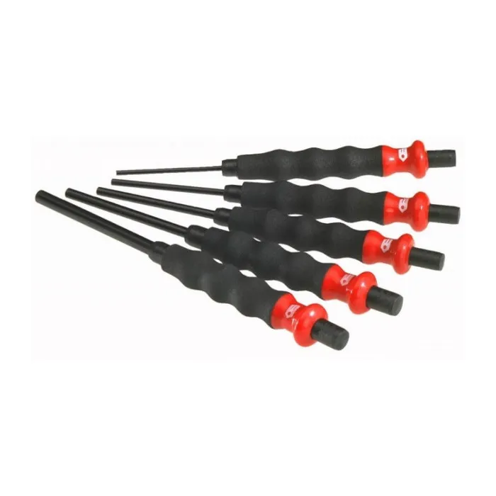 Facom 249.GPB Jeu de 5 chasse-goupilles gaines avec diamètres 3 à 8 mm en acier traité - Boîte de rangement Facom 249.GPB Jeu de 5 chasse-goupilles gaines avec diamètres 3 à 8 mm en acier traité - Boîte de rangement